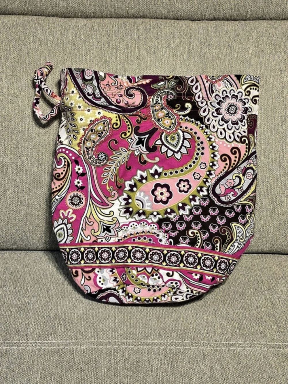 Vera Bradley Very Berry Paisley Shoulder Bag in Pink & Green